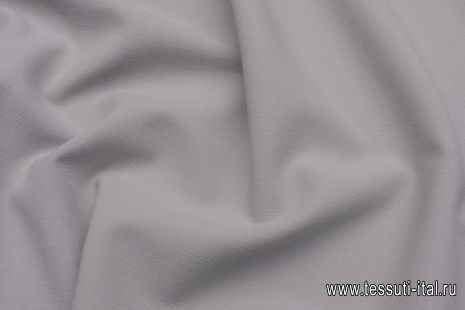 Костюмная стрейч двухслойная (о) светло-серая - итальянские ткани Тессутидея арт. 05-4388