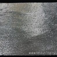 Сетка металлическая 160*45см серебряная - итальянские ткани Тессутидея арт. F-5650