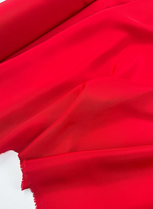 Шелк кади (о) ярко-красный - в интернет-магазине тканей Тессутидея арт. 10-5057