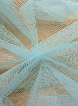 Плательная сетка фатин (о) светло-голубая - в интернет-магазине тканей Тессутидея арт. 03-5118