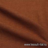 Лен (о) терракотовый - итальянские ткани Тессутидея арт. 16-1074