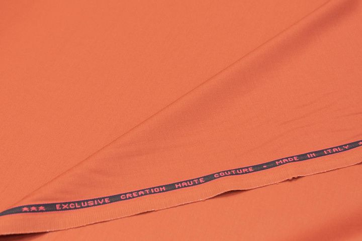 Костюмная стрейч (о) кирпичный - итальянские ткани Тессутидея арт. 05-4176