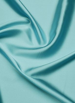 Шелк атлас стрейч (о) светло-бирюзовый - в интернет-магазине тканей Тессутидея арт. 10-4026
