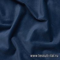 Вельвет (о) темно-синий - итальянские ткани Тессутидея арт. 01-6905