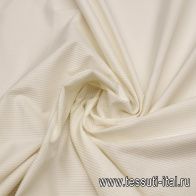 Вельвет стрейч (о) белый - итальянские ткани Тессутидея арт. 01-7330