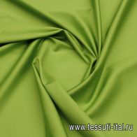 Хлопок стрейч (о) салатовый - итальянские ткани Тессутидея арт. 01-7470