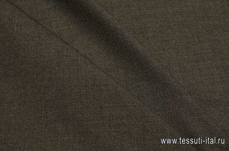 Костюмная шерсть+полиамид (о) темно-серая - итальянские ткани Тессутидея арт. 05-4999