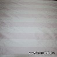 Органза (н) розово-белая полоска - итальянские ткани Тессутидея арт. 03-2657