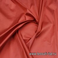 Шелк шантунг (о) коралловый - итальянские ткани Тессутидея арт. 10-3826