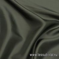 Подкладочная диагональ (о) зеленая - итальянские ткани Тессутидея арт. 08-1338