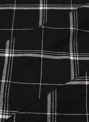 Костюмная (о) черно-белая клетка - в интернет-магазине тканей Тессутидея арт. 05-4867