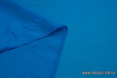 Шифон стрейч (о) темно-голубой - итальянские ткани Тессутидея арт. 03-6302
