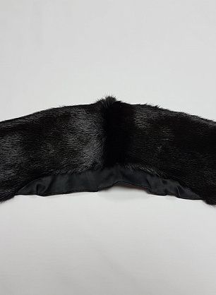 Элемент воротник норка (о) черный - в интернет-магазине тканей Тессутидея арт. F-2966