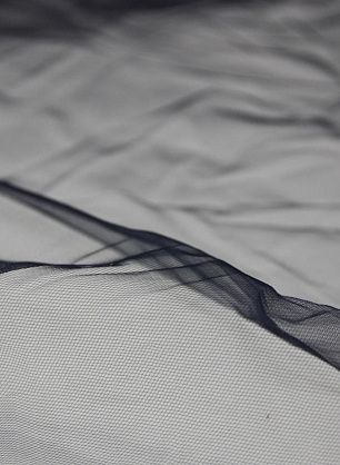 Плательная сетка фатин (о) темно-синяя ш-300см - в интернет-магазине тканей Тессутидея арт. 03-3718