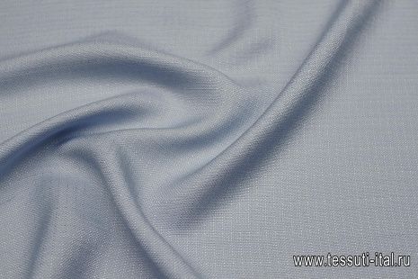 Лен с вискозой (о) голубой - итальянские ткани Тессутидея арт. 16-0942