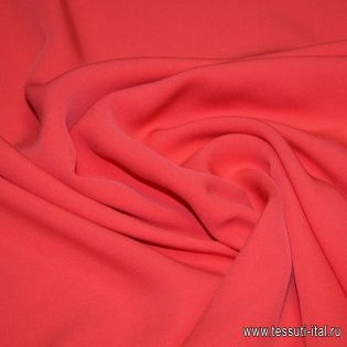 Крепдешин стрейч двухслойный (о) красный ARMANI - итальянские ткани Тессутидея арт. 02-5470