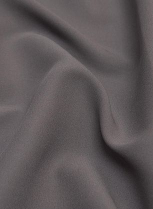 Шелк кади стрейч (о) серо-коричневый - в интернет-магазине тканей Тессутидея арт. 10-2048