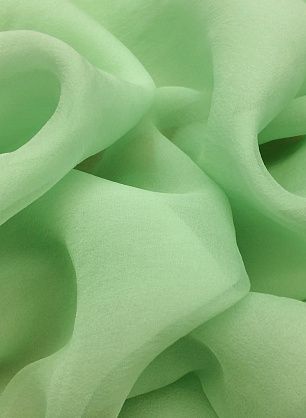 Органза (о) светло-зеленая - в интернет-магазине тканей Тессутидея арт. 02-7693