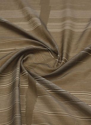 Маркизет (н) бело-коричневые стилизованные полосы - в интернет-магазине тканей Тессутидея арт. 10-4133