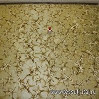 Плательная  вискоза cady (н) морские звезды ш.130см - итальянские ткани Тессутидея арт. 04-0742