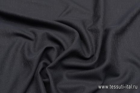 Шанель с люрексом (400 г/м) (о) черная - итальянские ткани Тессутидея арт. 03-6796