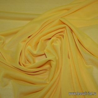 Сетка плательная (о) желтая - итальянские ткани Тессутидея арт. 04-0846