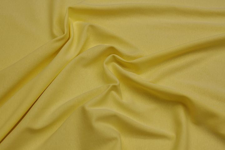 Трикотаж рибана (о) желтый - итальянские ткани Тессутидея арт. 12-1148