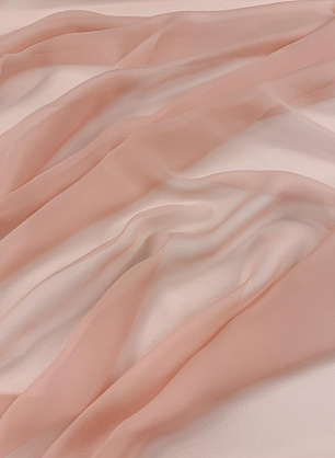 Шифон (о) бежево-розовый - в интернет-магазине тканей Тессутидея арт. 10-4986