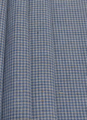 Костюмная (н) желто-голубая клетка Kiton - в интернет-магазине тканей Тессутидея арт. 05-4089