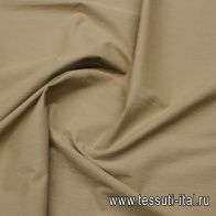 Хлопок + ацетат костюмный (о) светло-коричневый - итальянские ткани Тессутидея арт. 01-7667