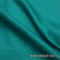 Лен+шелк (о) ярко-бирюзовый - итальянские ткани Тессутидея арт. 16-1073