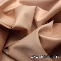 Пальтовая с пропиткой (о) бежево-розовая  - итальянские ткани Тессутидея арт. 09-1435