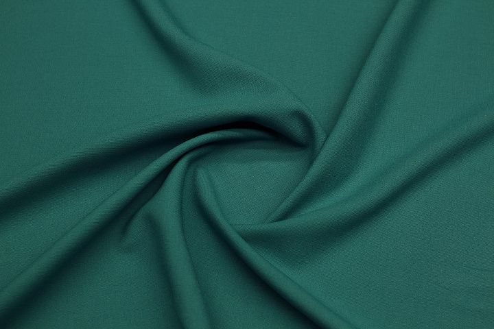Плательная вискоза+ацетат стрейч 470 г/м (о) зеленая - итальянские ткани Тессутидея арт. 04-1721