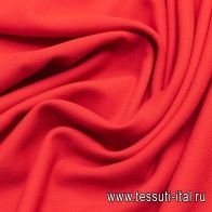 Плательная фактурная (о) ярко-красная - итальянские ткани Тессутидея арт. 17-0910