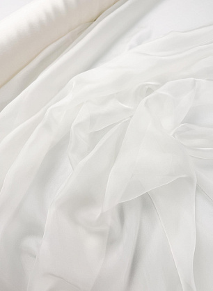 Шифон (о) айвори - в интернет-магазине тканей Тессутидея арт. 10-5125