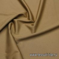 Костюмная стрейч (о) светло-коричневая - итальянские ткани Тессутидея арт. 05-4660