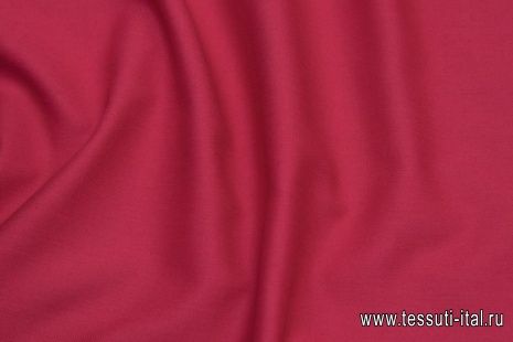 Хлопок костюмный (о) малиновый - итальянские ткани Тессутидея арт. 01-6545