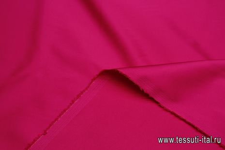 Хлопок стрейч (о) фуксия  - итальянские ткани Тессутидея арт. 01-7478