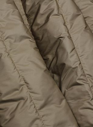 Деталь для пуховика с водоотталкивающим покрытием наполнитель пух 90*65см светло-коричневая - в интернет-магазине тканей Тессутидея арт. F-6506