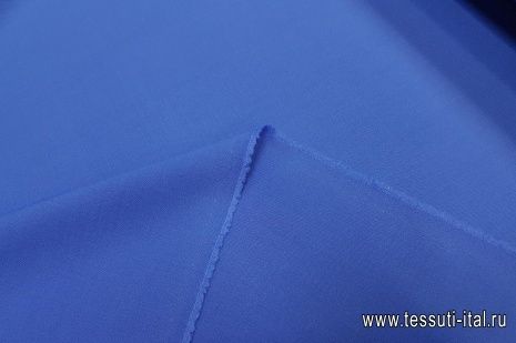 Костюмная стрейч(о) синяя - итальянские ткани Тессутидея арт. 05-3300