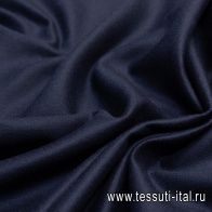 Пальтовая двухслойная (о) темно-синяя - итальянские ткани Тессутидея арт. 09-1742