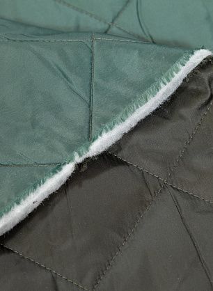 Плащевая стежка дабл с водоотталкивающим покрытием 400 г/м (о) хаки - в интернет-магазине тканей Тессутидея арт. 11-0528