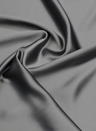 Шелк атлас (о) серый - в интернет-магазине тканей Тессутидея арт. 10-3568