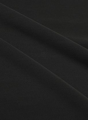 Крепдешин вареный (о) черный - в интернет-магазине тканей Тессутидея арт. 10-4352