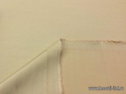 Плательная кади стрейч (о) бежевая - итальянские ткани Тессутидея арт. 03-4592