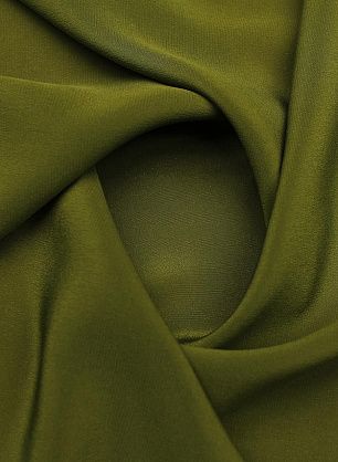 Крепдешин (о) светлое хаки - в интернет-магазине тканей Тессутидея арт. 10-4153