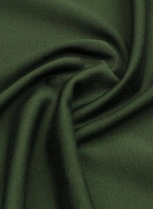 Трикотаж дабл (о) темно-зеленый - в интернет-магазине тканей Тессутидея арт. 15-1094