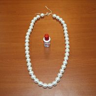 Нить жемчуга-d 18mm (80 см) - итальянские ткани Тессутидея арт. F-1870