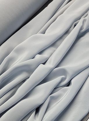 Крепдешин (о) светло-серый - в интернет-магазине тканей Тессутидея арт. 10-4416