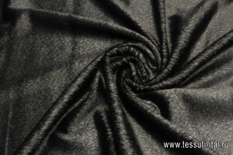 Пальтовая (о) черная - итальянские ткани Тессутидея арт. 09-2043